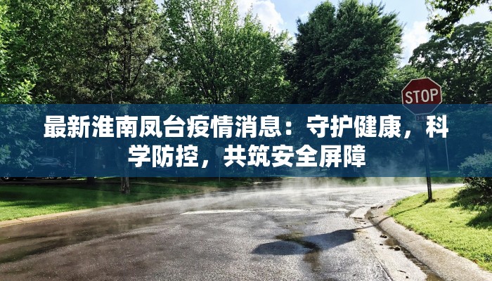 最新淮南凤台疫情消息:守护健康,科学防控,共筑安全屏障 最新淮南凤台疫情消息:守护健康,科学防控,共筑安全屏障