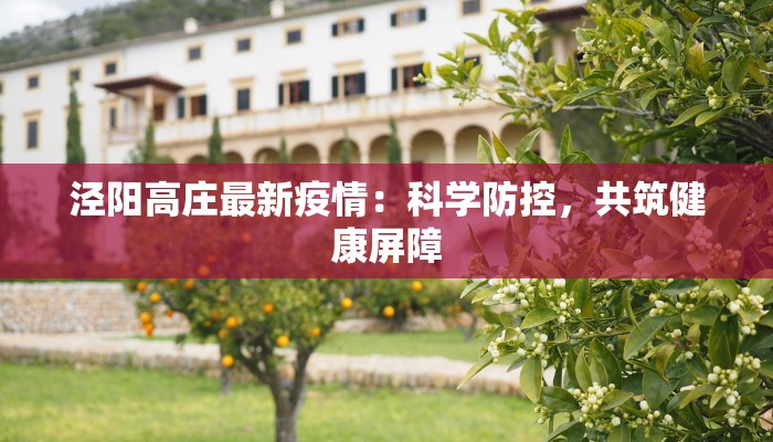 泾阳高庄最新疫情：科学防控，共筑健康屏障