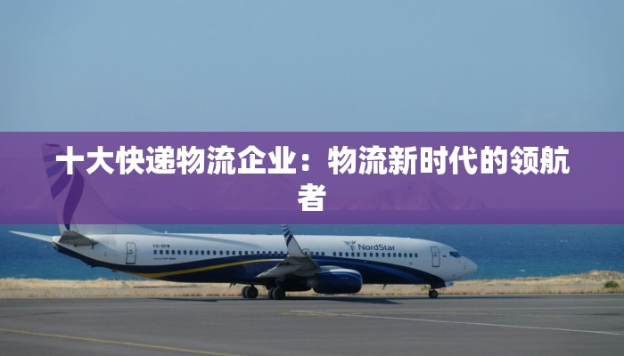 十大快递物流企业:物流新时代的领航者 十大快递物流企业:物流新时代的领航者