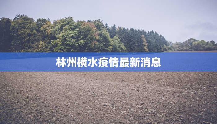 林州横水疫情最新消息 林州横水疫情最新消息